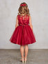 Girls Multi Color Lace Rhinestone Sash Pageant Dress 2-18 - SophiasStyle.com